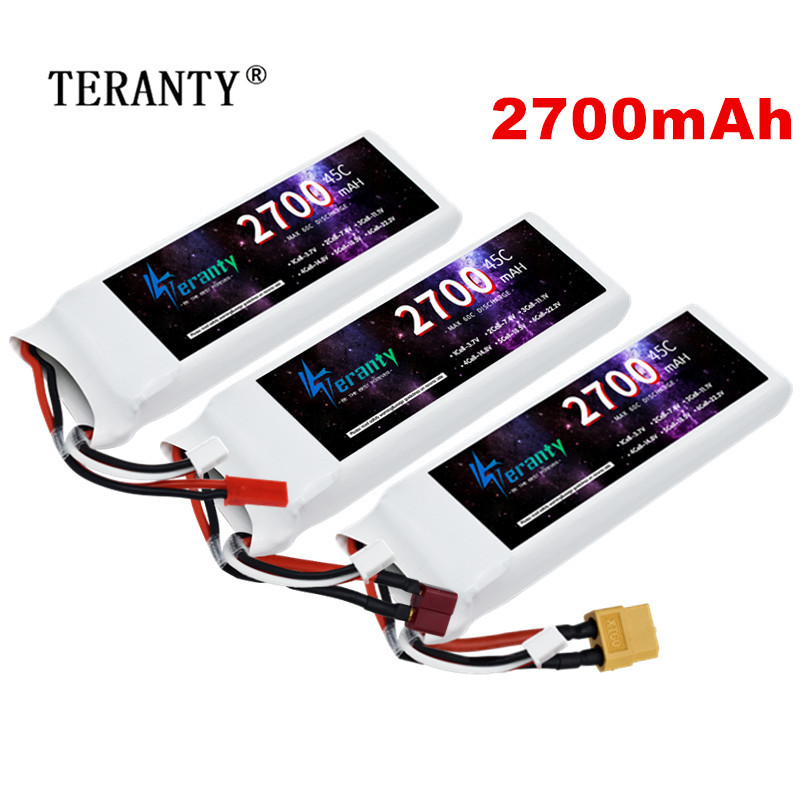 Drone Battery Connector - 1/3 pièces 2S 7.4V Lipo batterie
