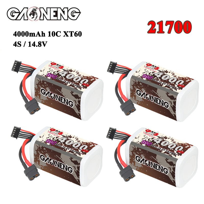 Drone Battery Li-Ion - GNB-Batterie 4000mAh 4S 14.8V 10C 20C,
