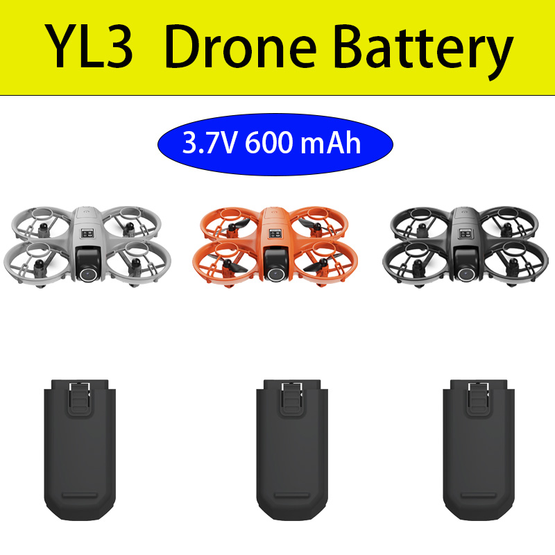 Drone Battery Li-Ion - Batterie originale pour Drone YL3, 3.7V,