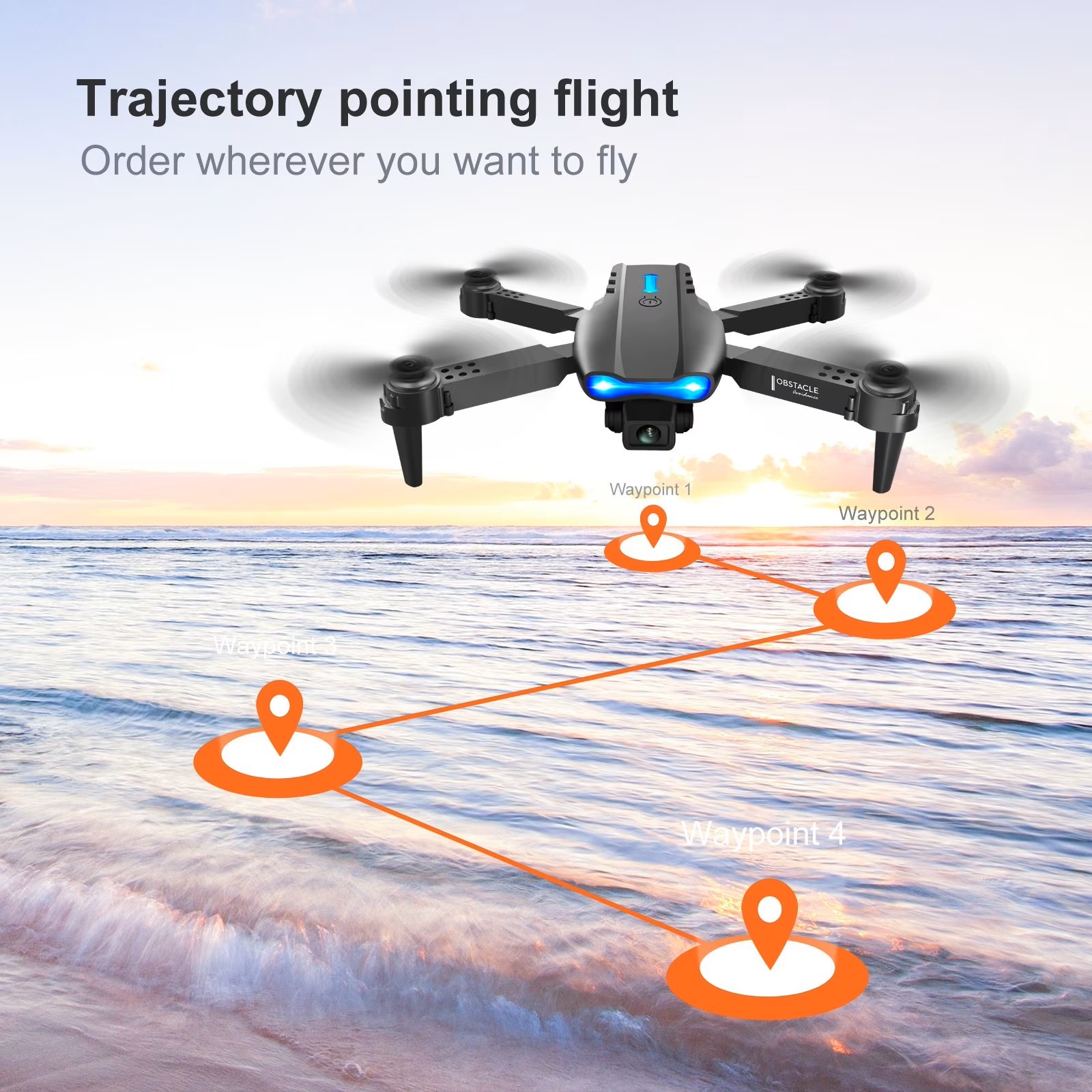 Le drone pliable E88PRO MAX 20 - Drone Battery Box avis et prix