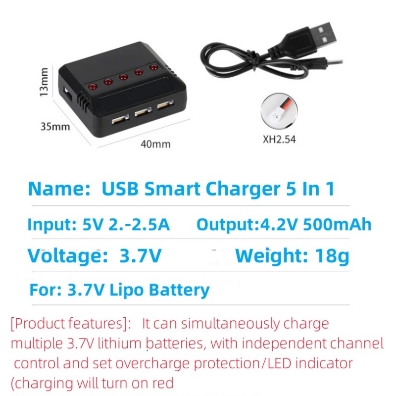 Syma X5HW X5HC X5C X5SW 3.7V 5 - Drone Battery Connector avis et prix