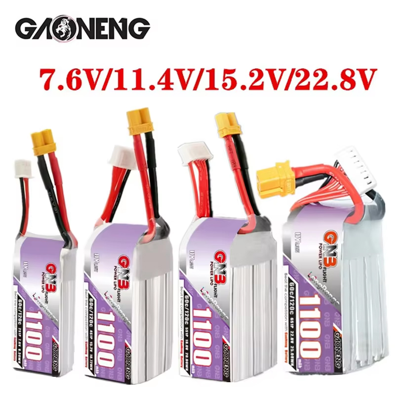 GNB 1100mAh 2S 3S 4S 6S 60C/12 - Drone Battery Lipo avis et prix