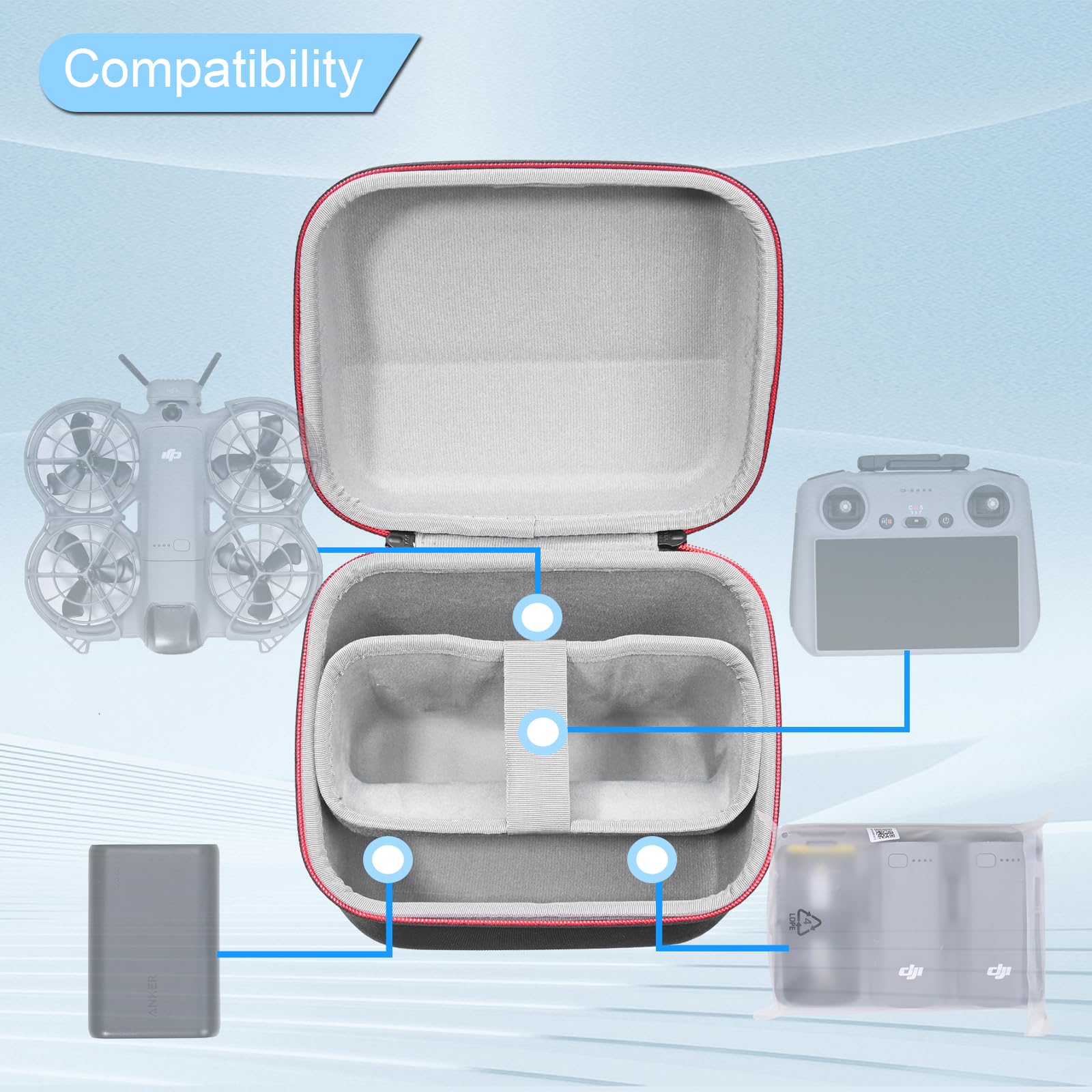 Étui portable pour DJI Neo 2 F - Drone Battery Bag avis et prix