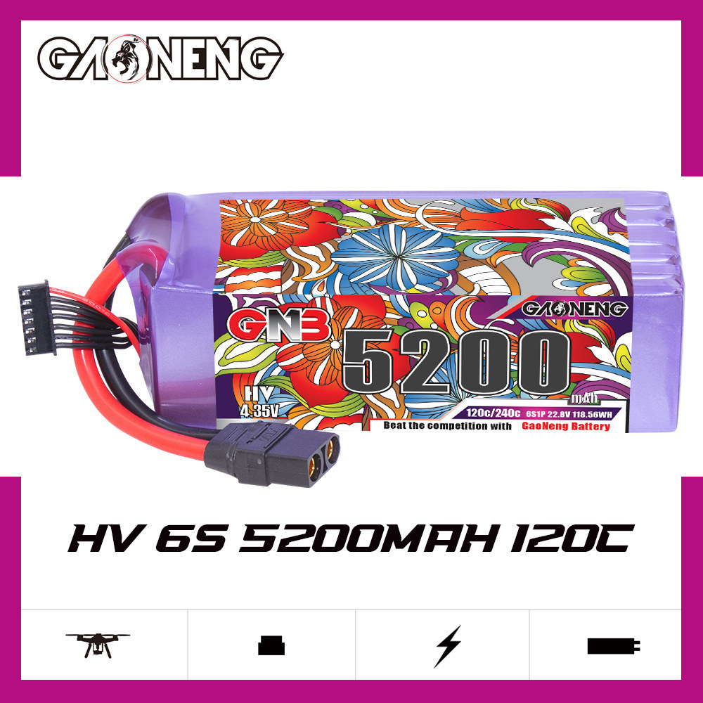 Batterie Lipo GNB 6S 22.8V 300 - Drone Battery Lipo avis et prix